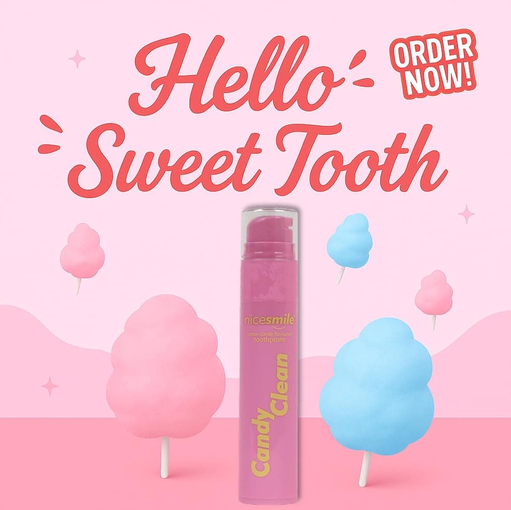 Hello sweet tooth: Candy Clean toothpaste with cotton candy
