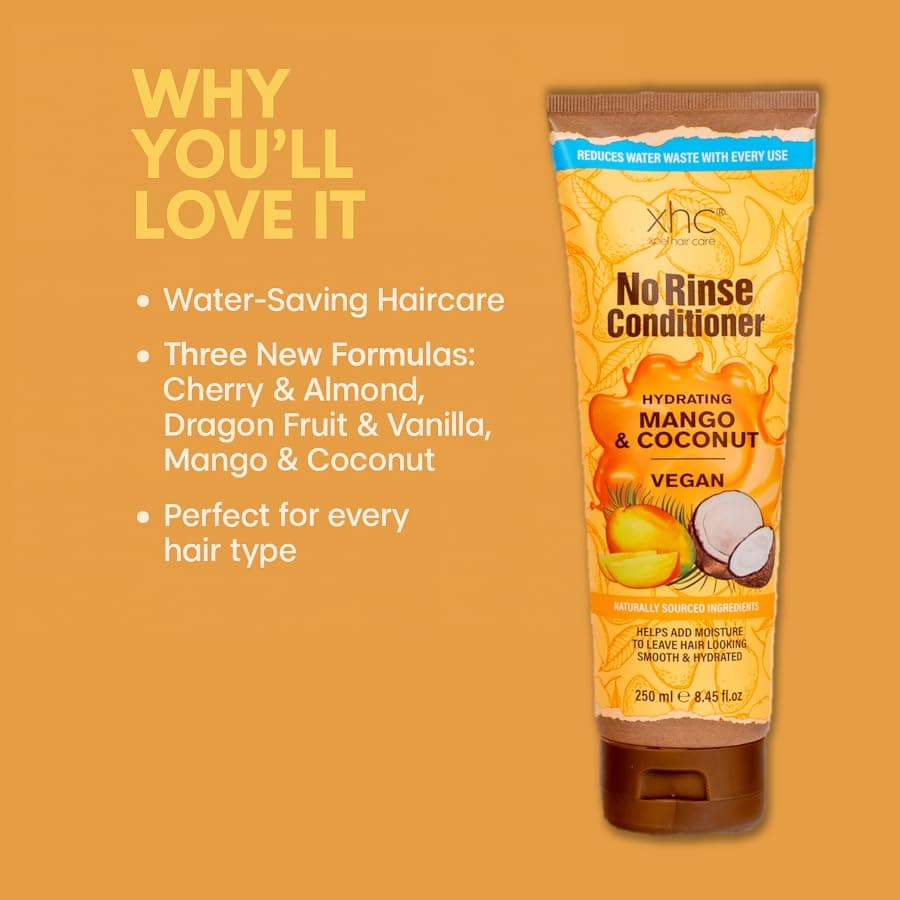 Why you'll love XHC No Rinse Conditioner: water-saving haircare in three formulas