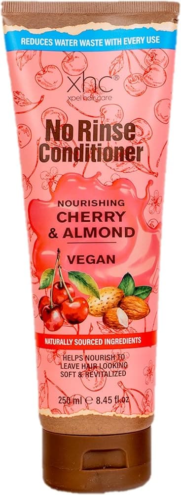 XHC Vegan No Rinse Conditioner, Cherry & Almond