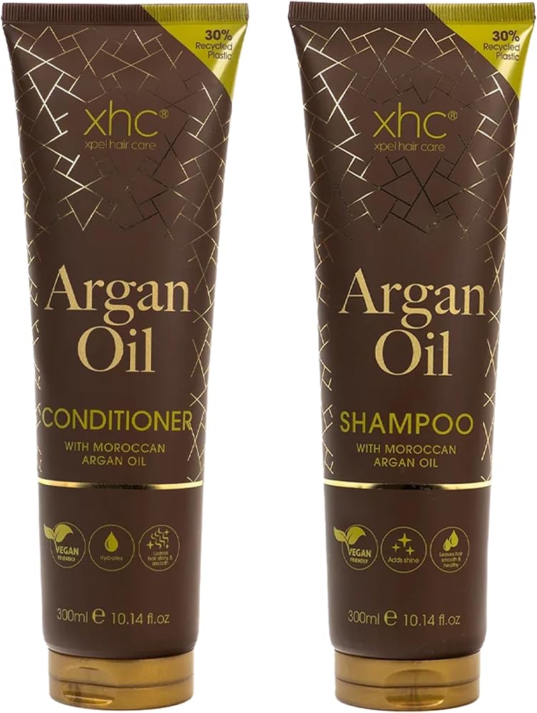 XHC Argan Oil Shampoo & Conditioner Set, product photo
