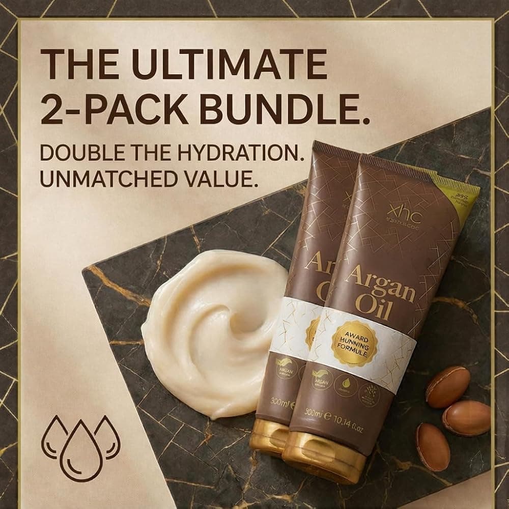 XHC Argan Oil Conditioner Twin Pack, image 3 of 9