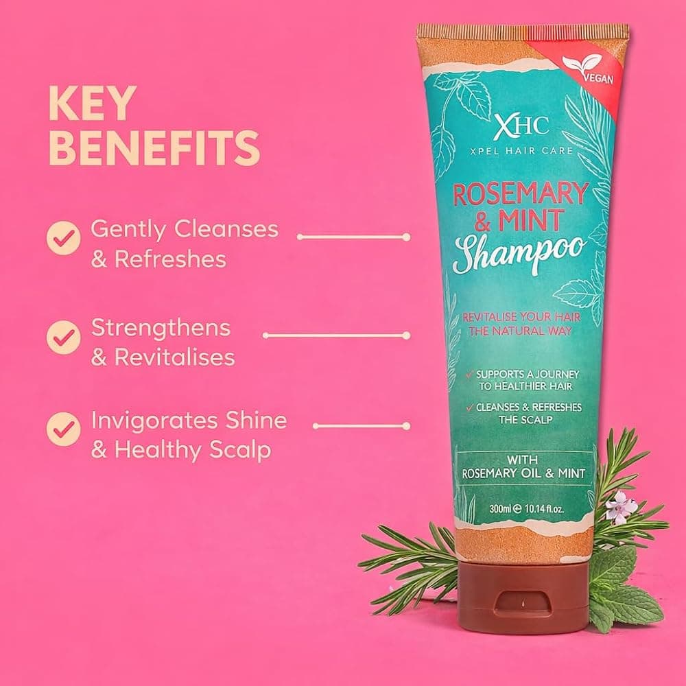 XHC Rosemary & Mint Shampoo 3 Pack, image 3 of 8