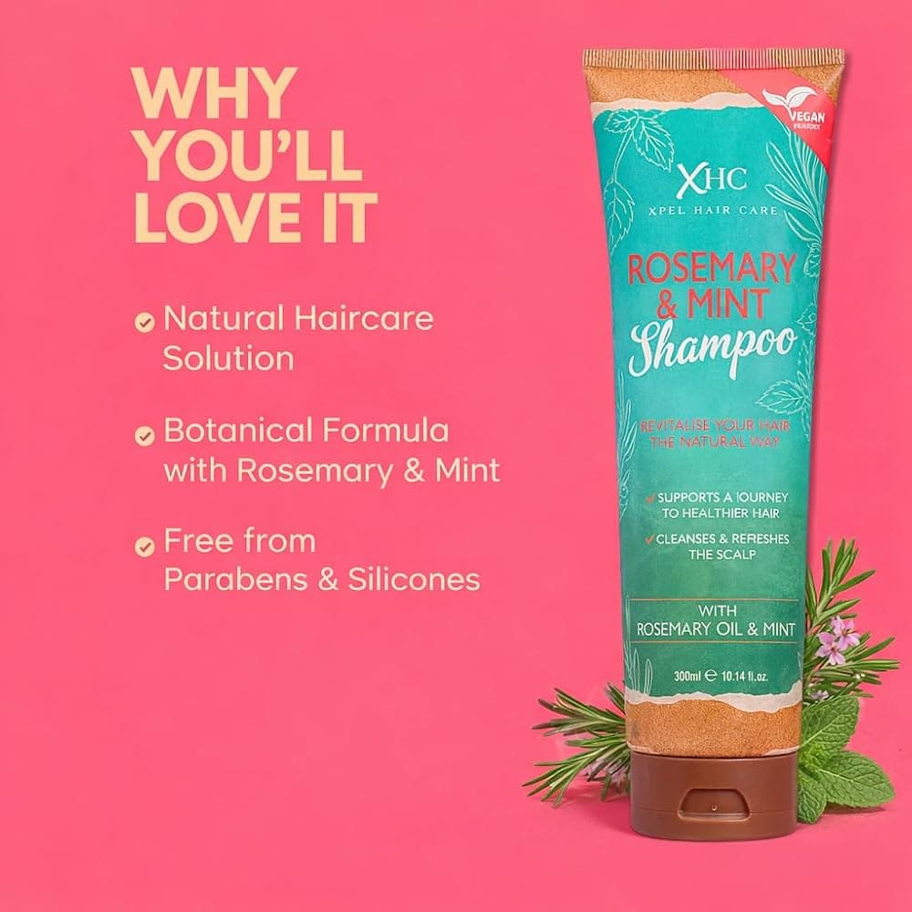 XHC Rosemary & Mint Shampoo 3 Pack, image 5 of 8
