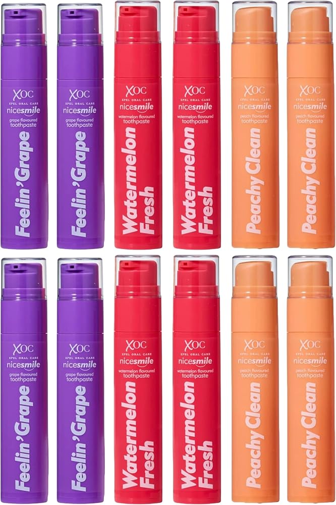 Nice Smile 12 Pack Toothpaste Bundle, product photo